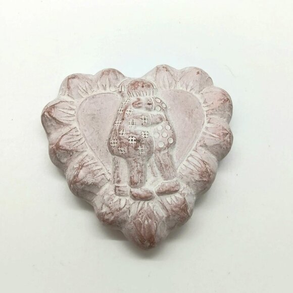 Isabel Bloom Hugging Heart 1998 Cement - Picture 2 of 6